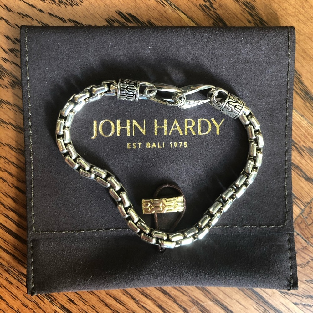 John Hardy Men’s Chain Link Silver Bracelet